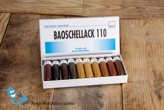 For quick repair of damages at wooden surfaces | BAO SHELLAC-STOPPING 110 | Set 1